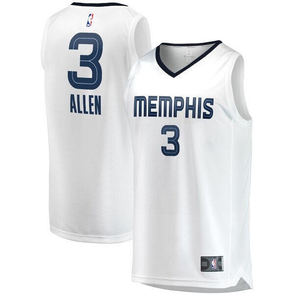 maglia Grayson Allen 3 2020 memphis grizzlies bianca