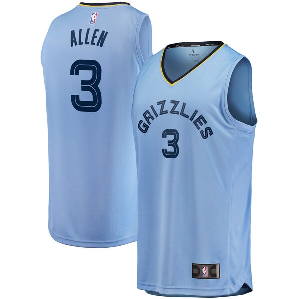 maglia Grayson Allen 3 2020 memphis grizzlies blu