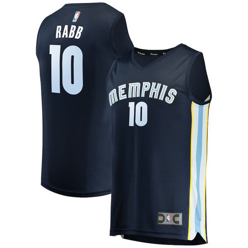 maglia Ivan Rabb 10 2018 memphis grizzlies navy