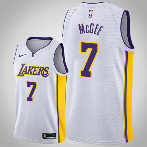 maglia JaVale McGee 7 2018-2019 los angeles lakers bianca