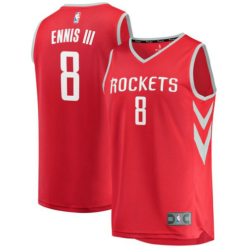 maglia James Ennis 8 2019 houston rockets rosso