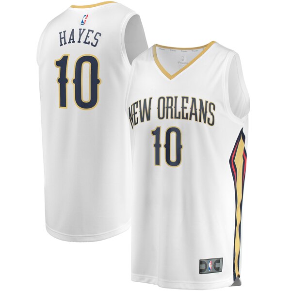 maglia Jaxson Hayes 10 2020 new orleans pelicans bianca