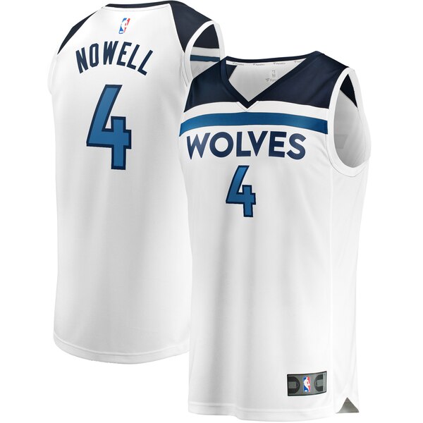 maglia Jaylen Nowell 4 2020 minnesota timberwolves bianca