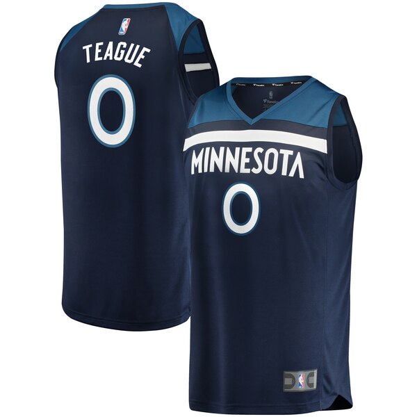 maglia jeff teague 0 2020 minnesota timberwolves navy