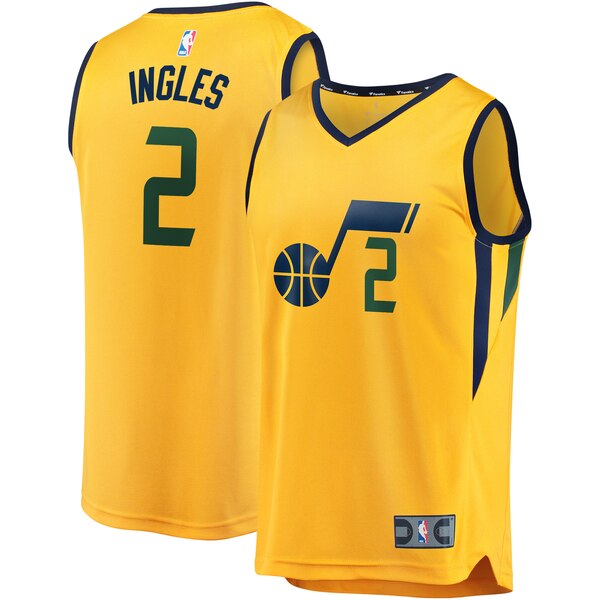 maglia nba joe ingles 2 2020 utah jazz giallo