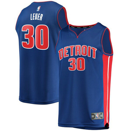 maglia Jon Leuer 30 2019 detroit pistons blu