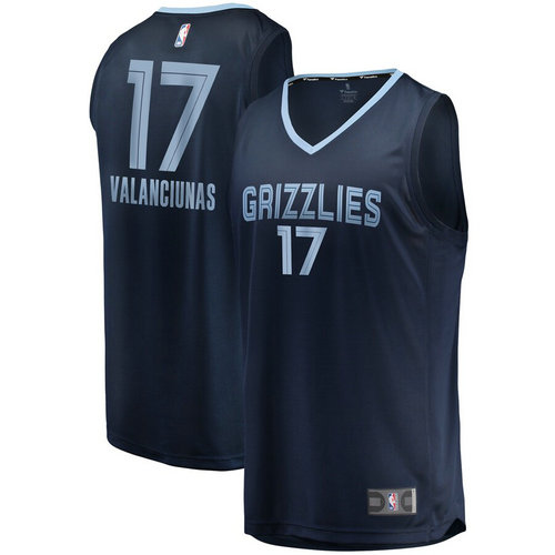 maglia Jonas Valanciunas 17 2019 memphis grizzlies blu