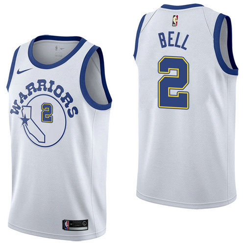 maglia Jordan Bell 2 2018-2019 golden state warriors bianca