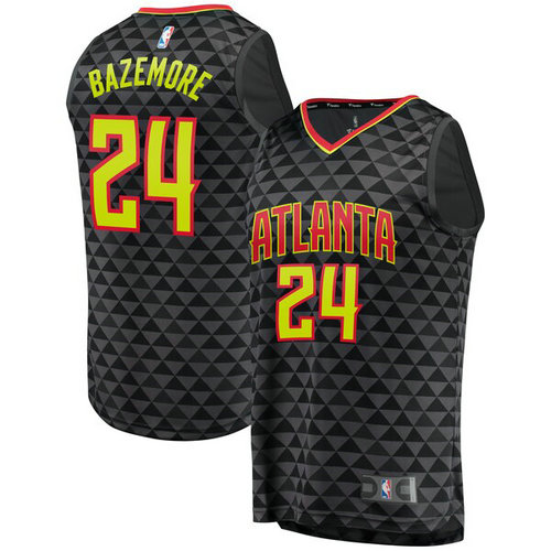 canotta basket Kent Bazemore 24 2019 atlanta hawks nero