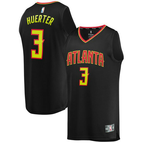 canotta basket Kevin Huerter 3 atlanta hawks nero