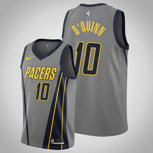 maglia Kyle O'Quinn 10 2018-2019 indiana pacers grigio