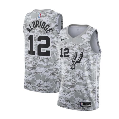 maglia nba LaMarcus Aldridge 12 2018-2019 san antonio spurs bianca