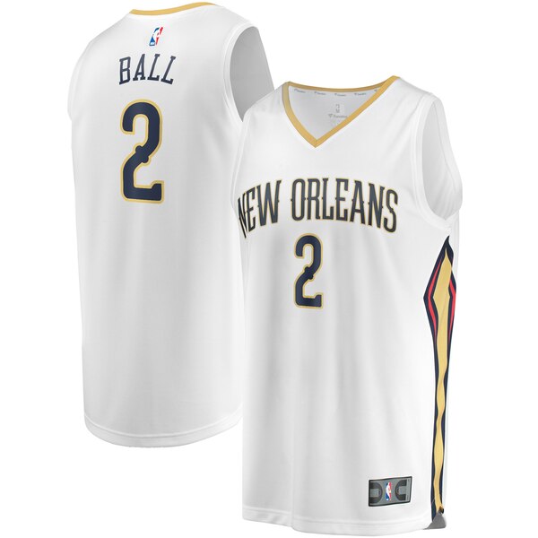 maglia Lonzo Ball 2 2020 new orleans pelicans bianca