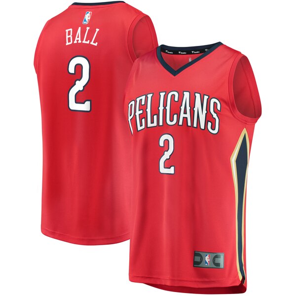 maglia Lonzo Ball 2 2020 new orleans pelicans rosso