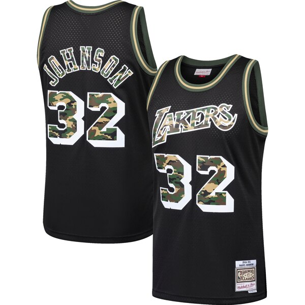 maglie nba magic johnson 32 2020 los angeles lakers nero