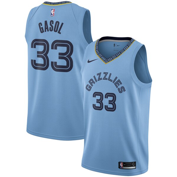 maglia marc gasol 33 2020 memphis grizzlies blu