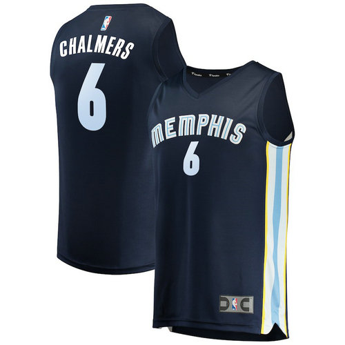 maglia Mario Chalmers 6 2018 memphis grizzlies navy