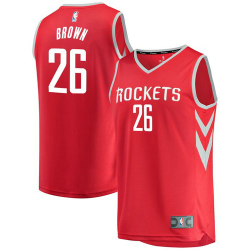 maglia Markel Brown 26 2019 houston rockets rosso