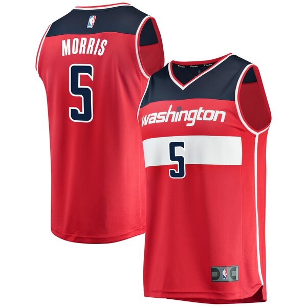 maglia nba markieff morris 5 2020 washington wizards rosso