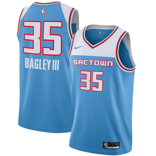 maglia Marvin Bagley III 35 2019 sacramento kings blu