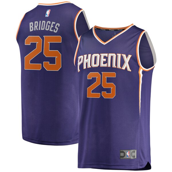 maglia Mikal Bridges 25 2020 phoenix suns porpora