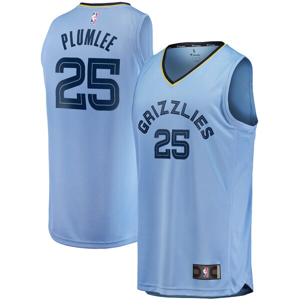 maglia Miles Plumlee 25 2020 memphis grizzlies blu