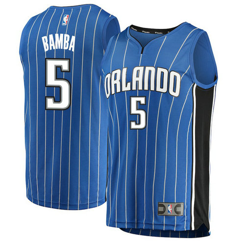 maglia Mohamed Bamba 5 2018-2019 orlando magic blu