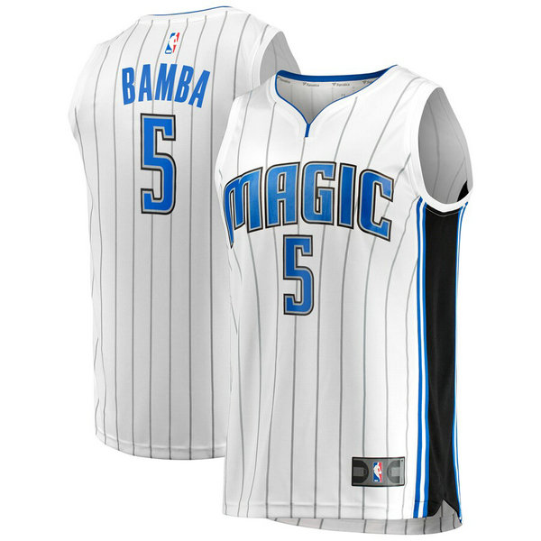 canotta Mohamed Bamba 5 2019 orlando magic bianca