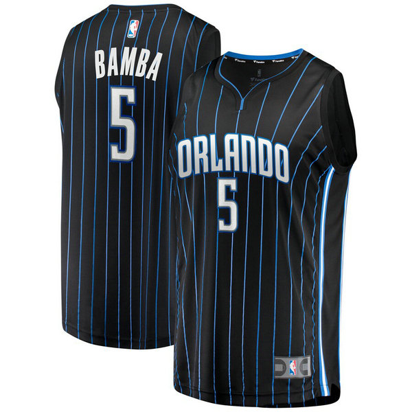 canotta Mohamed Bamba 5 2019 orlando magic Nero