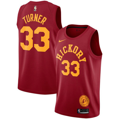 maglia Myles Turner 33 2019 indiana pacers rosso