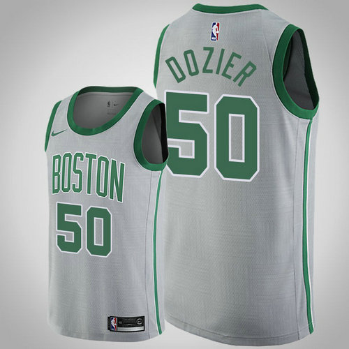 maglia PJ Dozier 50 2018-2019 boston celtics grigio