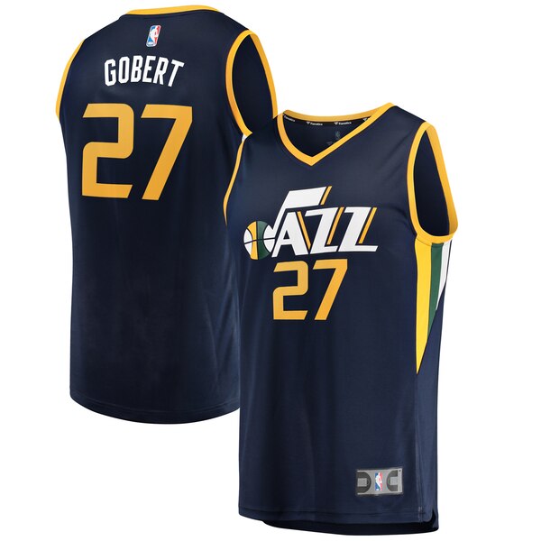 maglia nba rudy gobert 27 2020 utah jazz navy