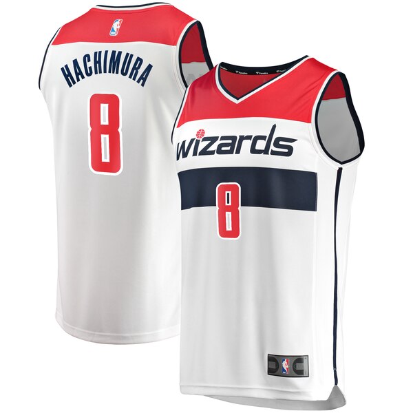 maglia nba Rui Hachimura 8 2020 washington wizards bianca