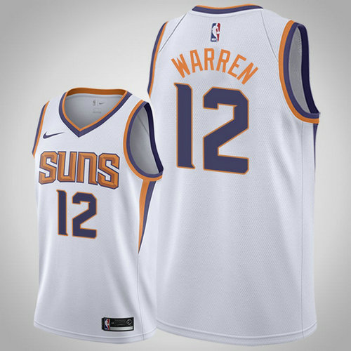 maglia T.J. Warren 12 2018-2019 phoenix suns bianca