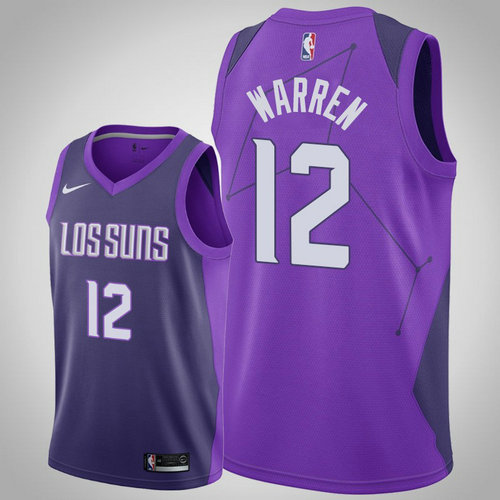 maglia T.J. Warren 12 2018-2019 phoenix suns porpora