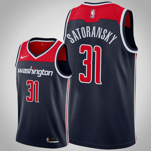 maglia nba Tomas Satoransky 31 2018-2019 washington wizards navy