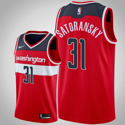 maglia nba Tomas Satoransky 31 2018-2019 washington wizards rosso