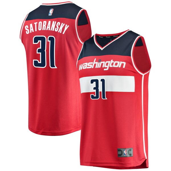 maglia nba Tomas Satoransky 31 2020 washington wizards rosso