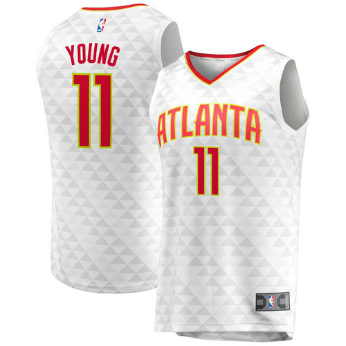 maglia basket Trae Young 11 2019 atlanta hawks bianca