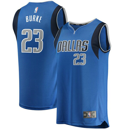 maglia Trey Burke 23 2019 dallas mavericks blu