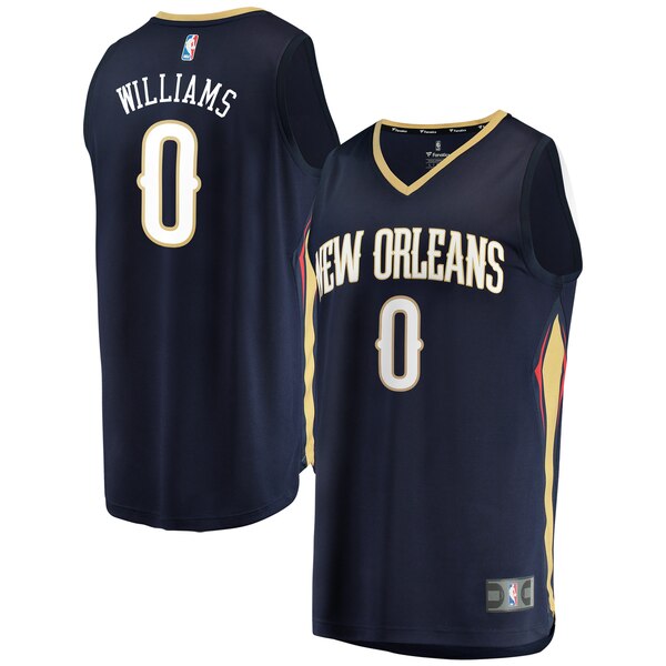 canotta Troy Williams 0 new orleans pelicans 2020 navy