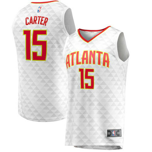 canotta basket Vince Carter 15 atlanta hawks bianca