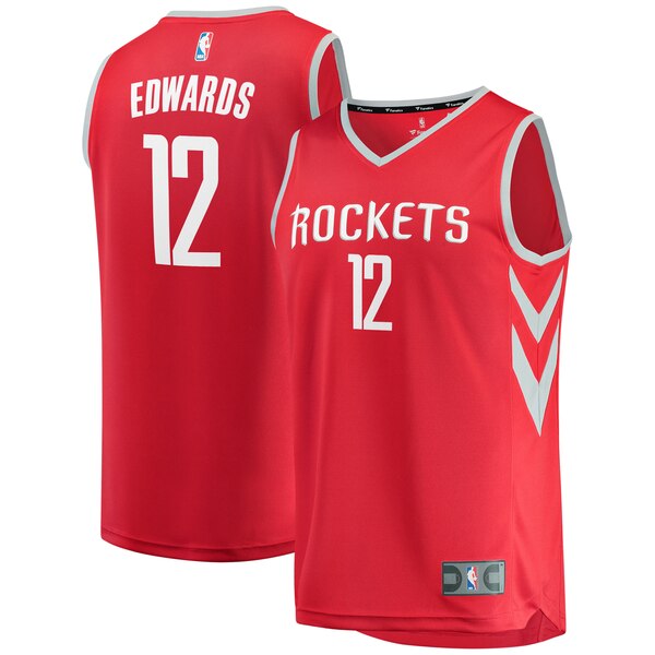 maglia Vincent Edwards 12 2020 houston rockets rosso