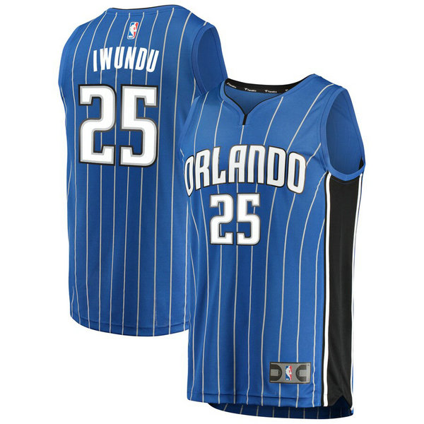 canotta Wesley Iwundu 25 2019 orlando magic blu