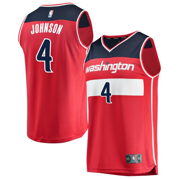 maglia nba Wesley Johnson 4 2020 washington wizards rosso