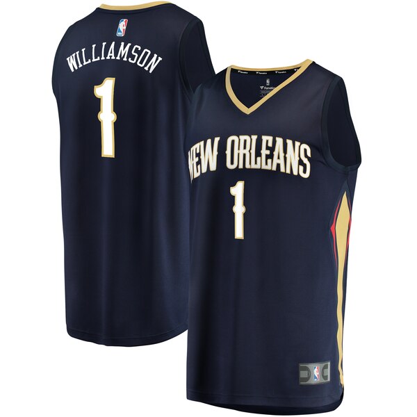 canotta Zion Williamson 1 new orleans pelicans 2020 navy