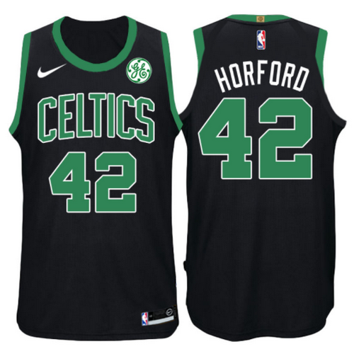 maglia basket al horford 42 2017-2018 boston celtics nero