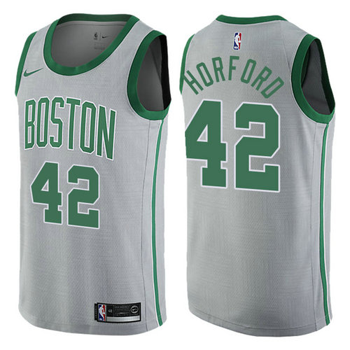 maglia basket al horford 42 2017-2018 boston celtics grigio