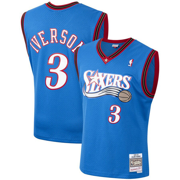 canotta allen iverson 3 philadelphia 76ers 2019 blu