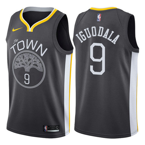 maglia nba andre iguodala 9 2017-2018 golden state warriors nero